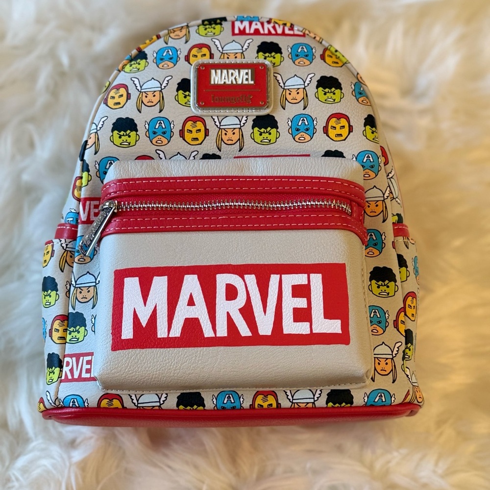 Marvel Backpack - Colorful Superhero Design